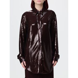 Alberta Ferretti Women Alberta Ferretti Long-Sleeved All-Over Sequin Shirt